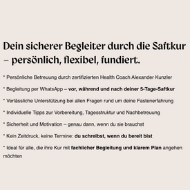Persönliche Fastenbegleitung per WhatsApp – mit Alexander Kunzler