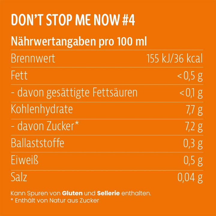 Don't Stop Me Now - Orange: #4